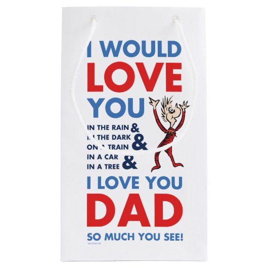 セウス博士 |私はあなたが見てパパが大好き スモールペーパーバッグ (裏面)