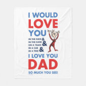 セウス博士 |私はあなたが見てパパが大好き フリースブランケット (正面)