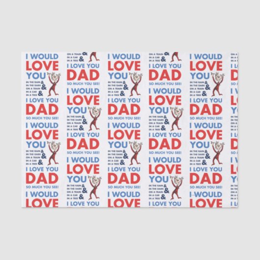 セウス博士 |私はあなたが見てパパが大好き 薄葉紙 (正面)