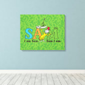 セウス博士 |私はサムだ。サムは私だ。 キャンバスプリント (インサイチュ (ウッドフロア))