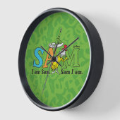 セウス博士 |私はサムだ。サムは私だ。 壁時計 (傾斜)