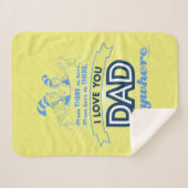 セウス博士 |私は何処でもあなたを愛するパパ シェルパブランケット (正面(横))