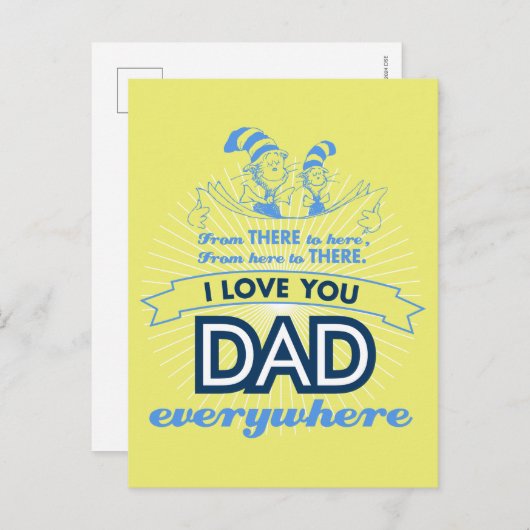 セウス博士 |私は何処でもあなたを愛するパパ ポストカード (正面/裏面)