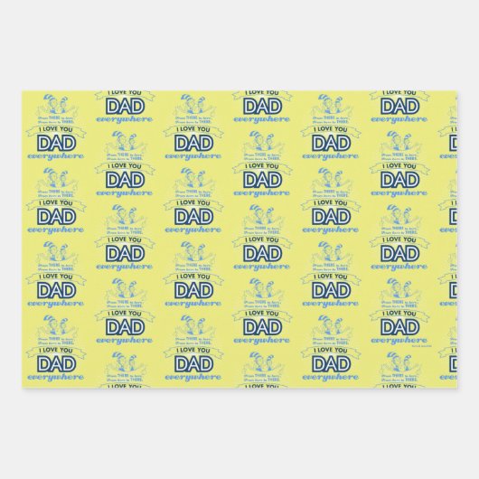 セウス博士 |私は何処でもあなたを愛するパパ ラッピングペーパーシート (正面2)