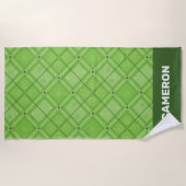 セウス博士 |聖パトリックの日取り柄 ビーチタオル (正面)