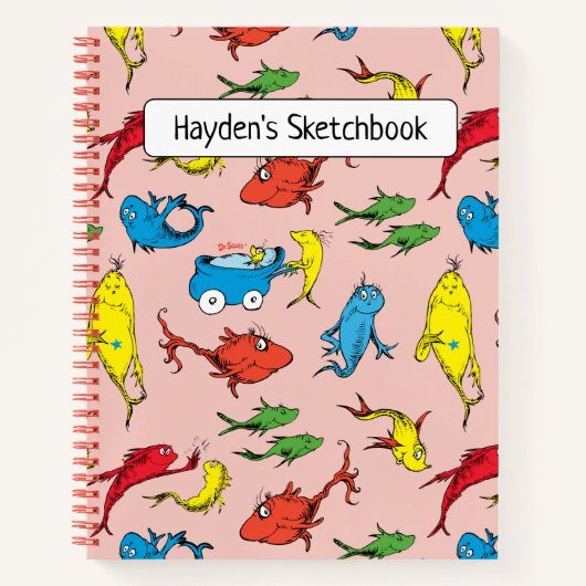 セウス博士 |魚1匹2匹スケッチ ノートブック (正面)