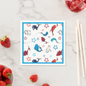 セウス博士 | 1魚2つ星の魚 スタンダードカクテルナプキン (インサイチュ)