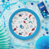 セウス博士 | 1魚2つ星の魚 ペーパープレート (パーティー)