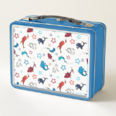 セウス博士 | 1魚2つ星の魚 メタルランチボックス (裏面)