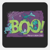 セウス博士 | BOO!ハロウィーングラフィック スクエアシール (正面)