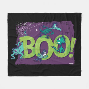 セウス博士   BOO!ハロウィーングラフィック フリースブランケット