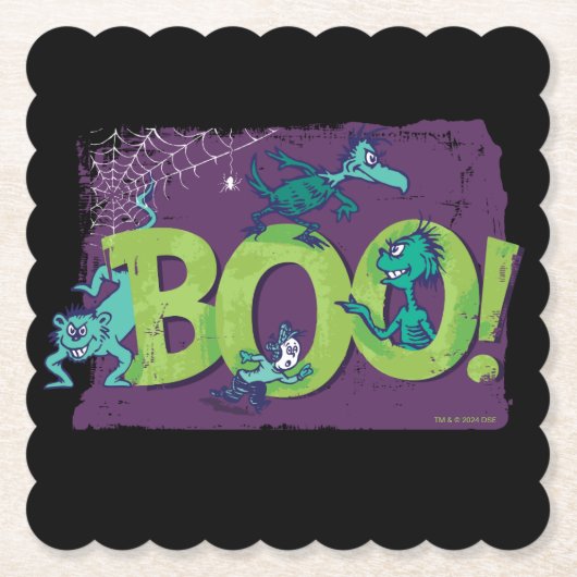 セウス博士 | BOO!ハロウィーングラフィック ペーパーコースター (正面)