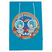 セウス博士 | Cadet One Cadet Two宇宙エクスプローラ ミディアムペーパーバッグ (裏面)