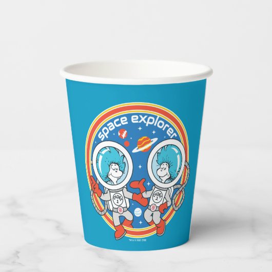 セウス博士 | Cadet One Cadet Two宇宙エクスプローラ 紙コップ (裏面)