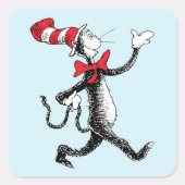セウス博士 | Cat in the Hat Cat Walk スクエアシール (正面)