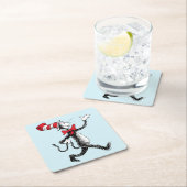 セウス博士 | Cat in the Hat Cat Walk スクエアペーパーコースター (インサイチュ)