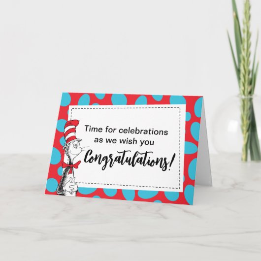 セウス博士 | Cat in the Hat Congratation カード (正面)