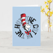セウス博士 | Cat in the Hat Round Art カード (黄色い花)