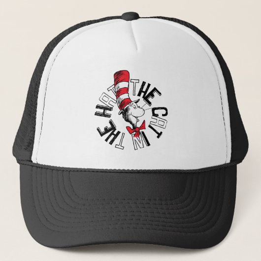 セウス博士 | Cat in the Hat Round Art キャップ (正面)