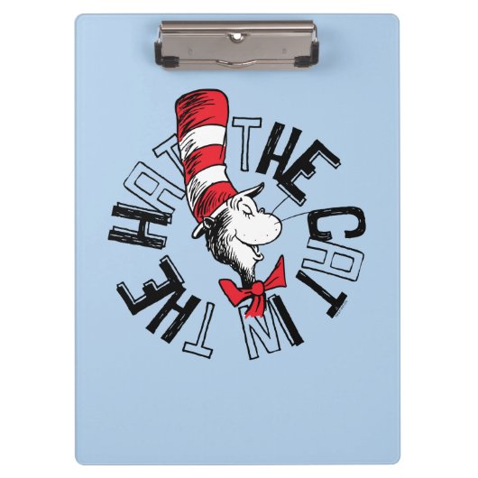 セウス博士 | Cat in the Hat Round Art クリップボード (正面)