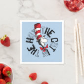 セウス博士 | Cat in the Hat Round Art スタンダードカクテルナプキン (インサイチュ)