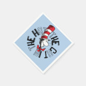 セウス博士 | Cat in the Hat Round Art スタンダードカクテルナプキン (角)