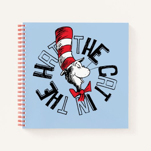 セウス博士 | Cat in the Hat Round Art ノートブック (正面)