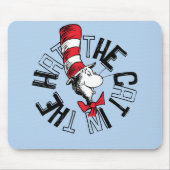 セウス博士 | Cat in the Hat Round Art マウスパッド (正面)