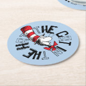 セウス博士 | Cat in the Hat Round Art ラウンドペーパーコースター (アングル)