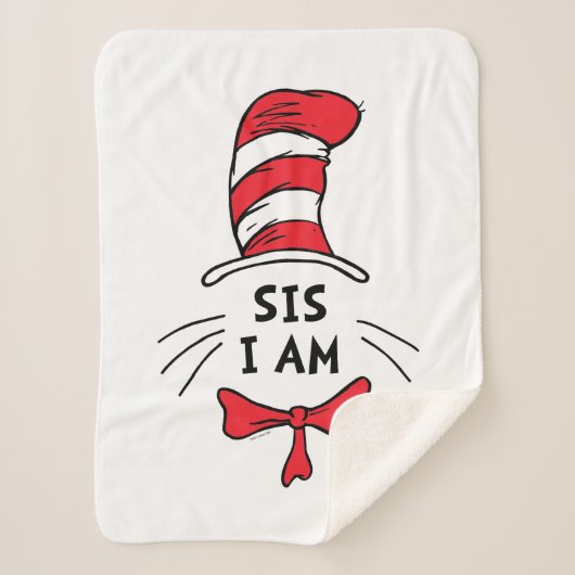 セウス博士 | Cat in the Hat - Sis I am シェルパブランケット (正面)