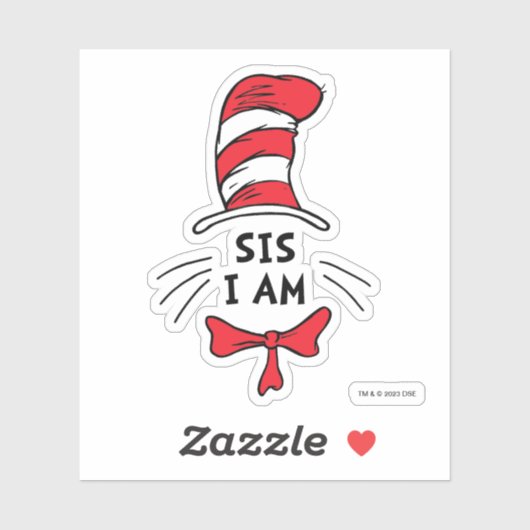 セウス博士 | Cat in the Hat - Sis I am シール (シート)