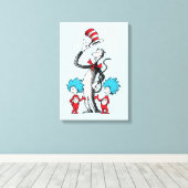 セウス博士 | Cat in the Hat, Thing One & Thing Two キャンバスプリント (インサイチュ (ウッドフロア))