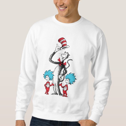 セウス博士 | Cat in the Hat, Thing One & Thing Two スウェットシャツ (正面)