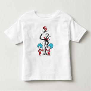 セウス博士   Cat in the Hat, Thing One & Thing Two トドラーTシャツ