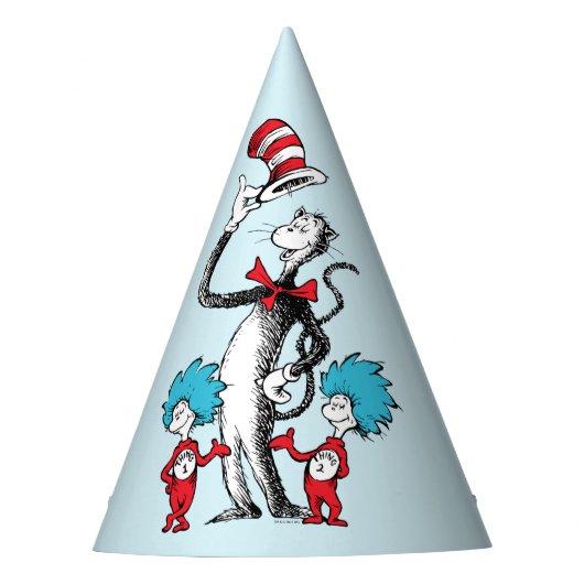セウス博士 | Cat in the Hat, Thing One & Thing Two パーティーハット (正面)