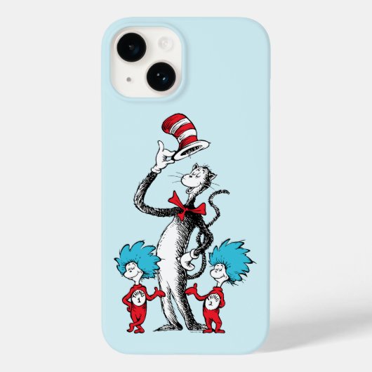 セウス博士 | Cat in the Hat, Thing One & Thing Two Case-Mate iPhoneケース (裏面)