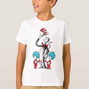 セウス博士   Cat in the Hat, Thing One & Thing Two Tシャツ