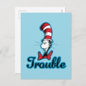 セウス博士 | Cat in the Hat Troubles ポストカード (正面/裏面)