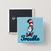 セウス博士 | Cat in the Hat Troubles 缶バッジ (正面&裏面)