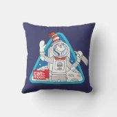 セウス博士 | Cat in the Moon Outer Space Graphic クッション (裏面)