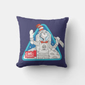 セウス博士 | Cat in the Moon Outer Space Graphic クッション (正面)