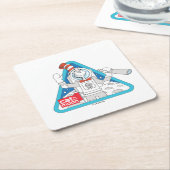 セウス博士 | Cat in the Moon Outer Space Graphic スクエアペーパーコースター (アングル)