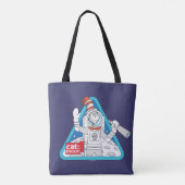 セウス博士 | Cat in the Moon Outer Space Graphic トートバッグ (裏面)