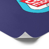 セウス博士 | Cat in the Moon Outer Space Graphic ポスター (角)