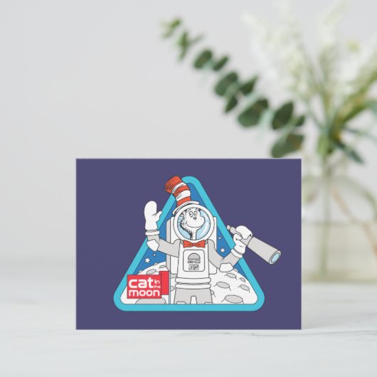 セウス博士 | Cat in the Moon Outer Space Graphic ポストカード (スタンド正面)