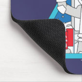 セウス博士 | Cat in the Moon Outer Space Graphic マウスパッド (コーナー)