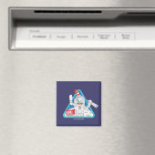 セウス博士 | Cat in the Moon Outer Space Graphic マグネット (インサイチュ (食洗機))