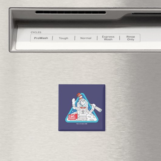 セウス博士 | Cat in the Moon Outer Space Graphic マグネット (インサイチュ (食洗機))