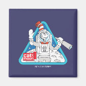 セウス博士 | Cat in the Moon Outer Space Graphic マグネット (正面)