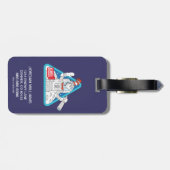 セウス博士 | Cat in the Moon Outer Space Graphic ラゲッジタグ (裏面横)